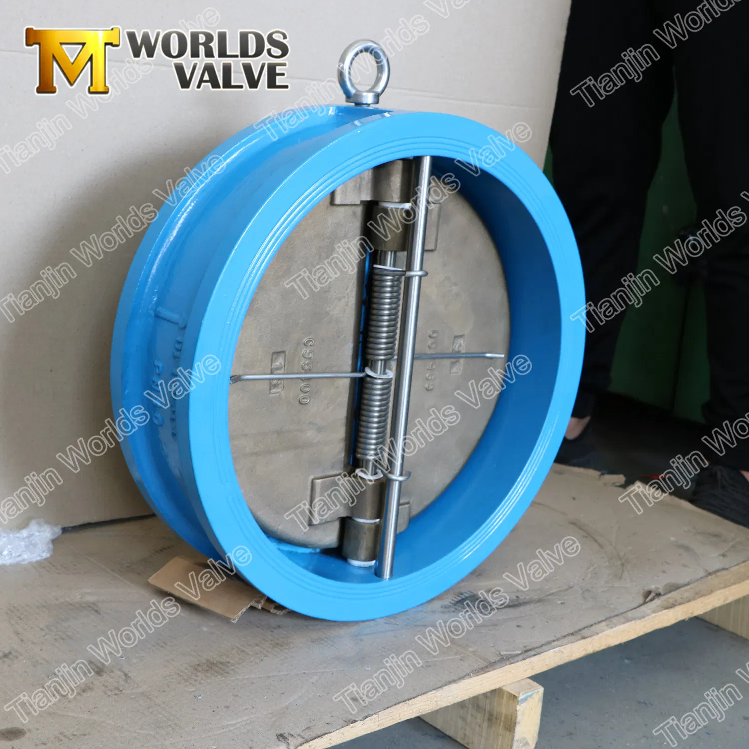 API594/ISO5752 Ductile Cast Iron Wafer Type Dual Plate Double Door Check Valves Non Reture Valve