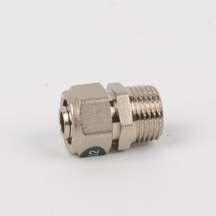 Male Coupling Brass Compression Fittings for Pex-Al-Pex Pipe