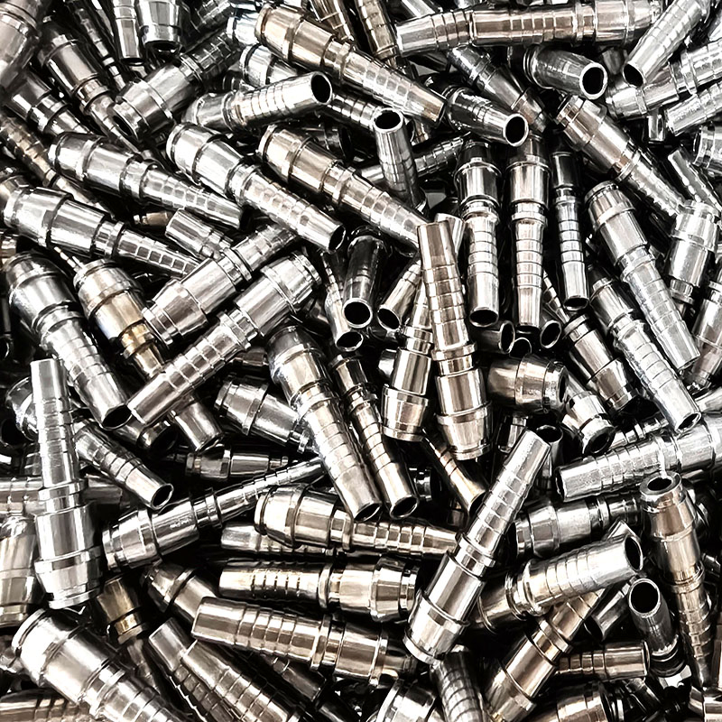 Forged Metric 3/4" Male Thread 24 Cone Seat Stainless Steel Hydraulic Hose Nipple Fittings 10411 10511, Huaj Factory OEM