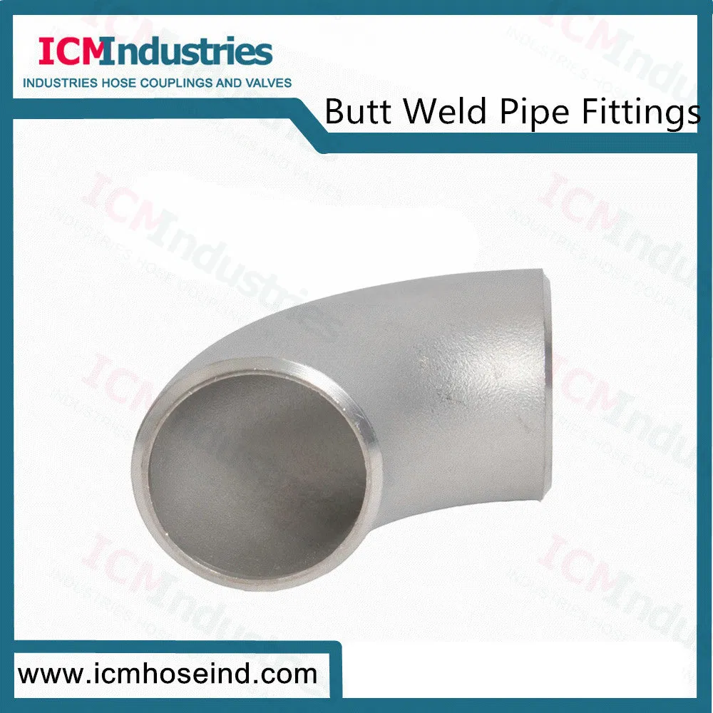 Butt Weld Ss 90 Deg Elbow Pipe Fittings