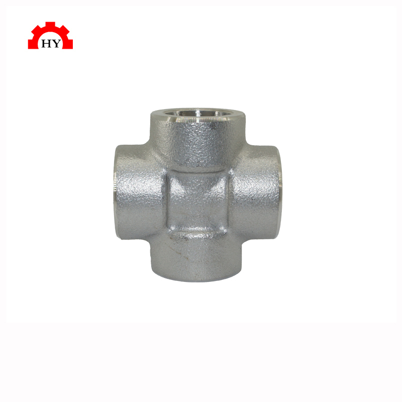 High Quality 6000 Psi Socket Weld 4 Way Pipe Fitting