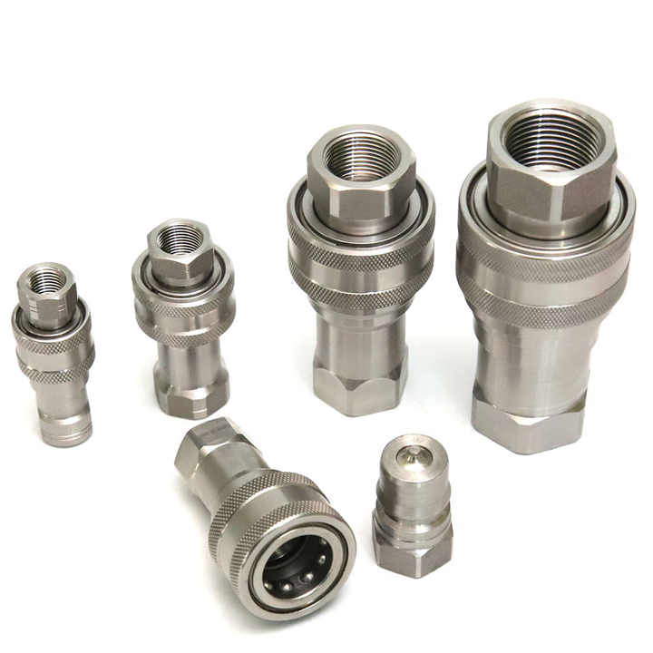 Hydraulic Connections ISO 7241-a Quick Connect Hose Fittings Pressure Release Coupling