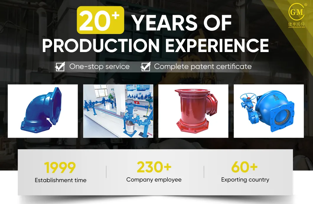 Ductile Cast Iron Pipe Fitting Header