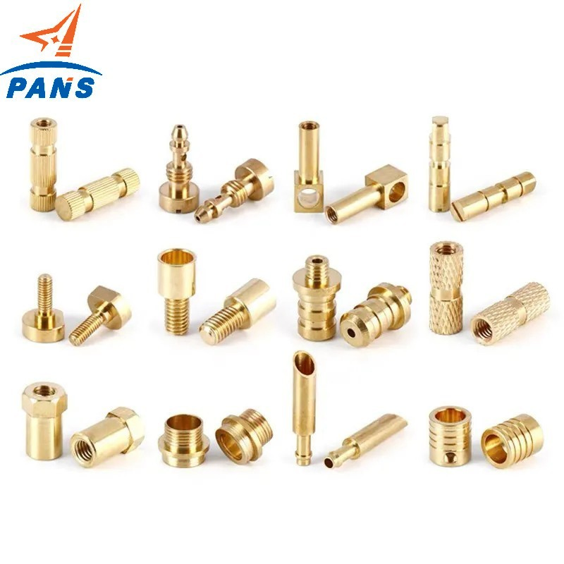 High Precision CNC Turning Brass Pipe Connector for Industrial Equipment