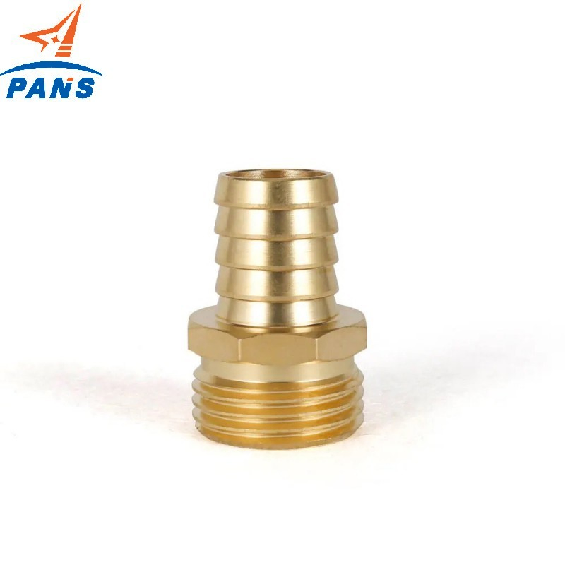 High Precision CNC Turning Brass Pipe Connector for Industrial Equipment