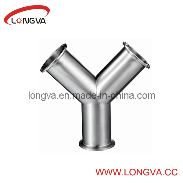 Stainless Steel Butt Weld Y-Type Tee Pipe Fitting