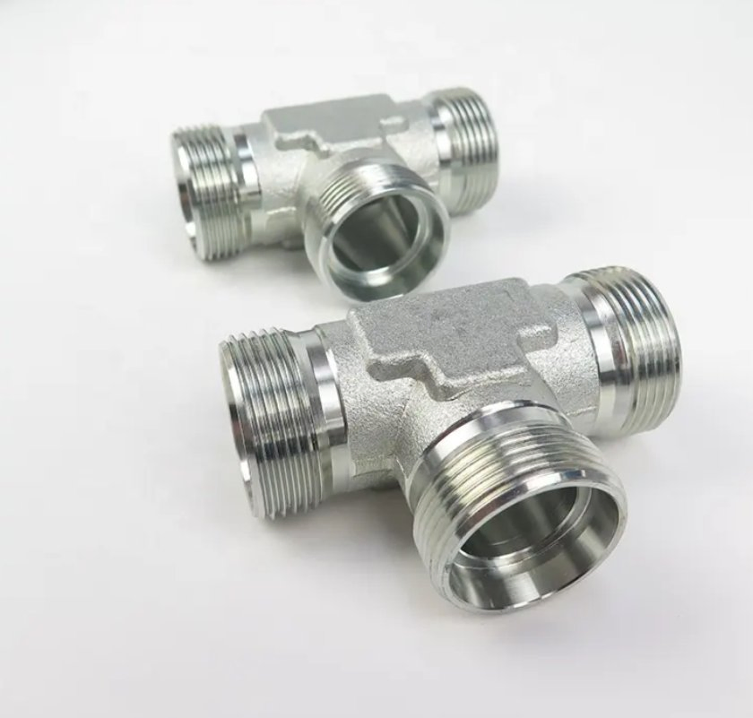 Carbon Stainless Steel High Pressure Pipe Connector Coupling Joint Adapter Jic Parker Hydraulic Hose Ferrule Fittings
