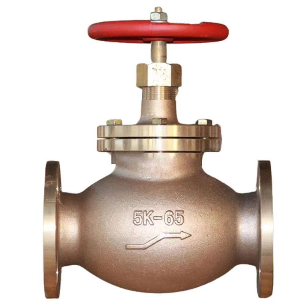 Marine Valve JIS F7351 Bronze 5K 65 Screw-Down Check Globe Valve