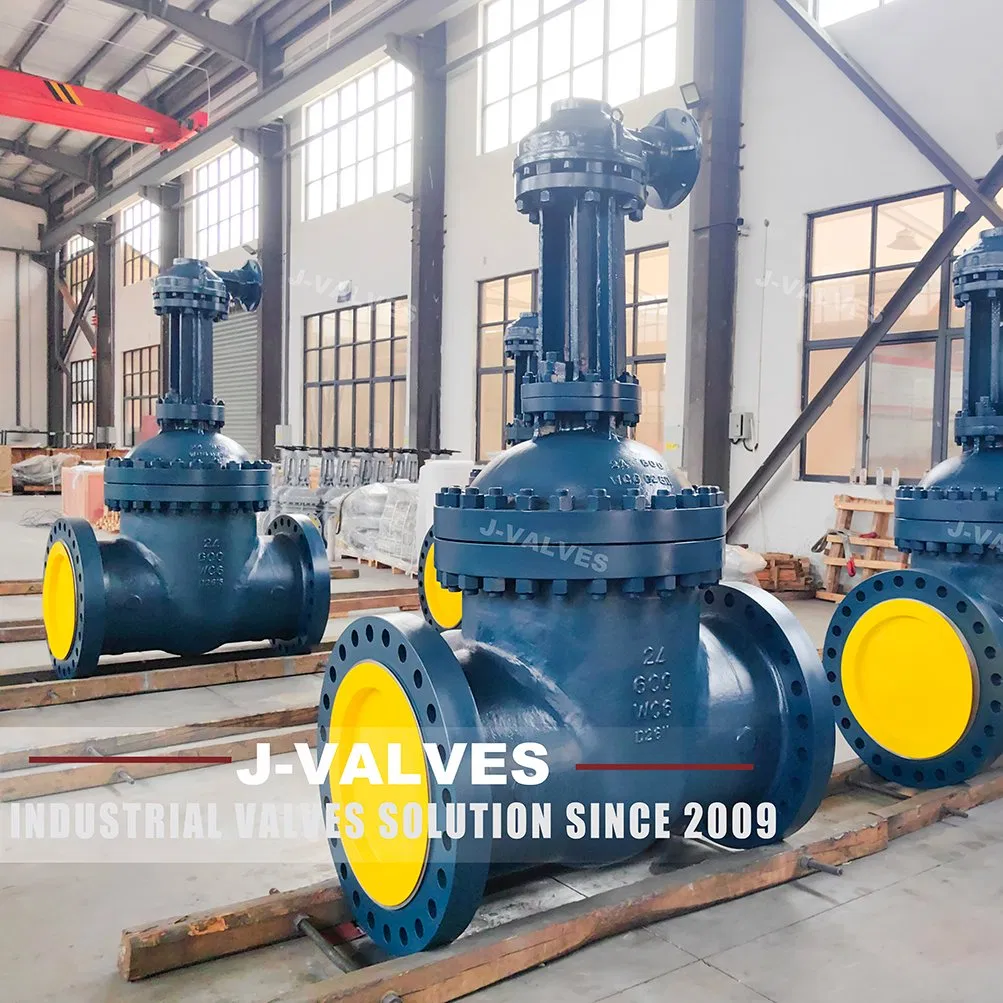 24inch DN600 API600 Class 600 Carbon Steel Wcb Flange Gate Valve