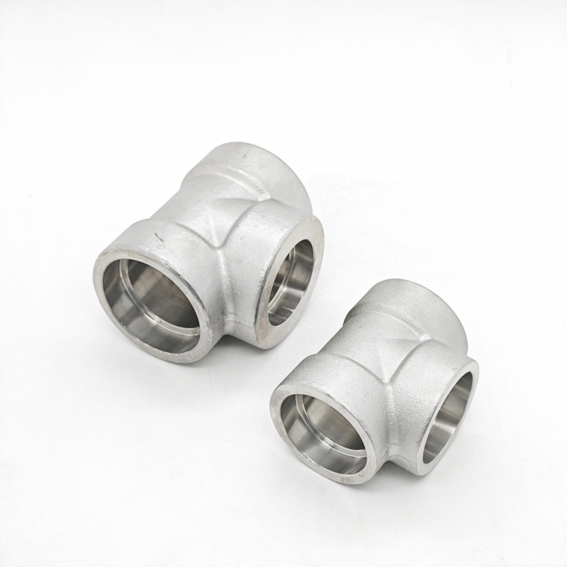 Carbon Steel Stainless Steel 316L A105 Welding Welded Flange Tee Pipe Fittings