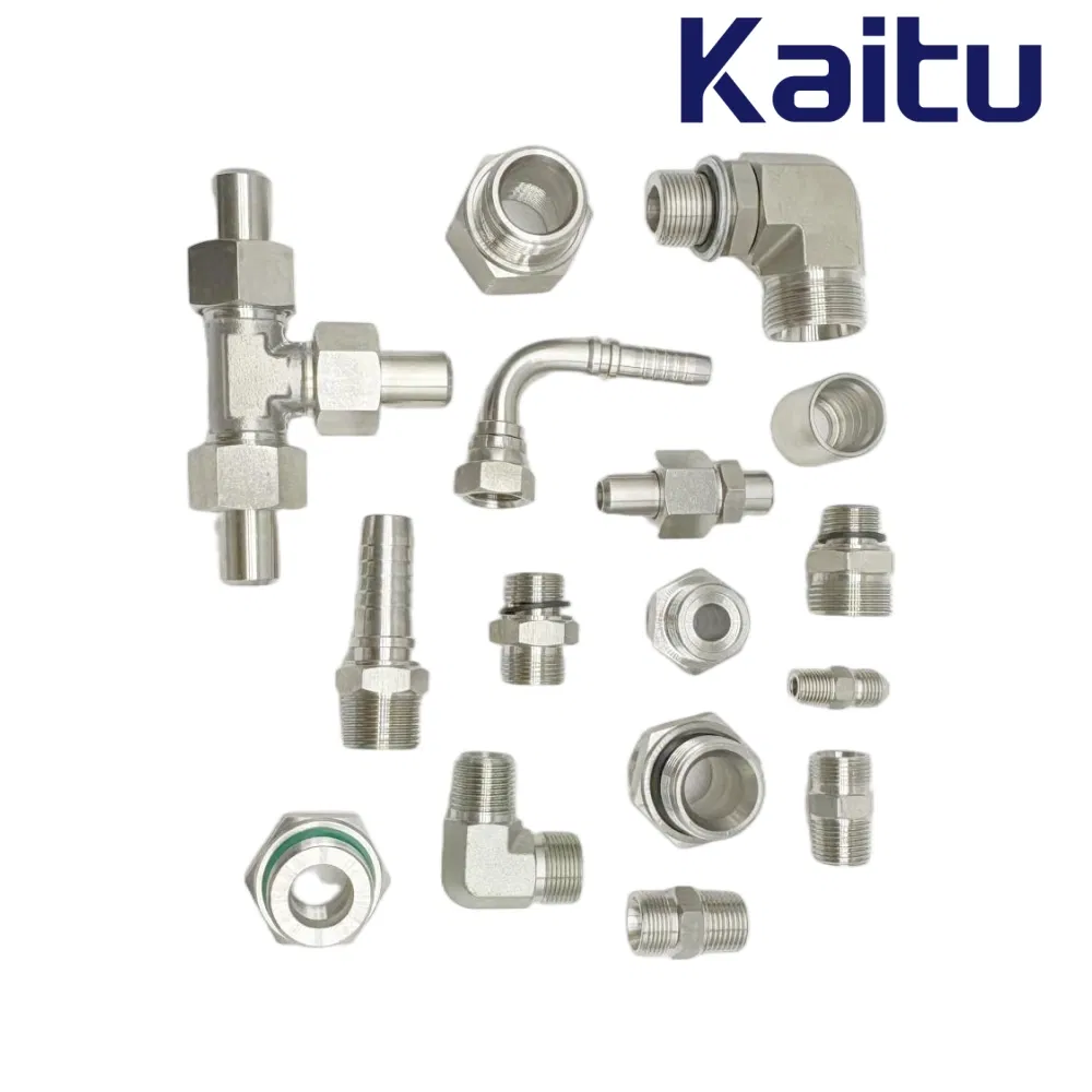 Stainless Steel Adapter Metric Hydraulic Rubber Hose Tube Assembly Fitting NPT Jic SAE Bsp Metric Orfs