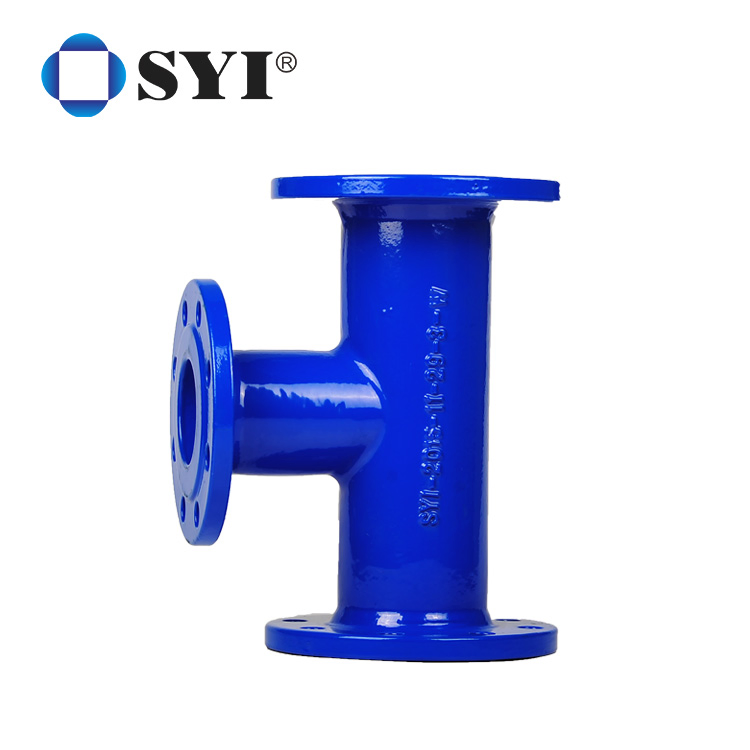 Factory Price Factory ISO2531 En545 En598 Di Elbow Tee Corss Fitting Ductile Iron Cast Iron Flanged Pipe Fittings