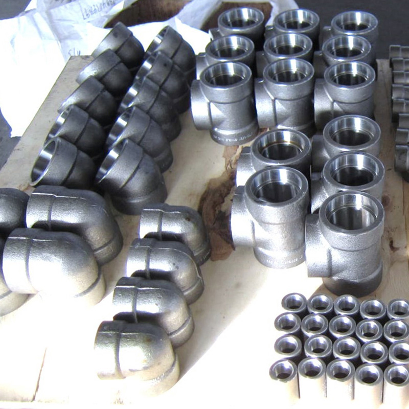 `B16.11 3000lb A105n Socket Weld Half Coupling Forged Pipe Fitting