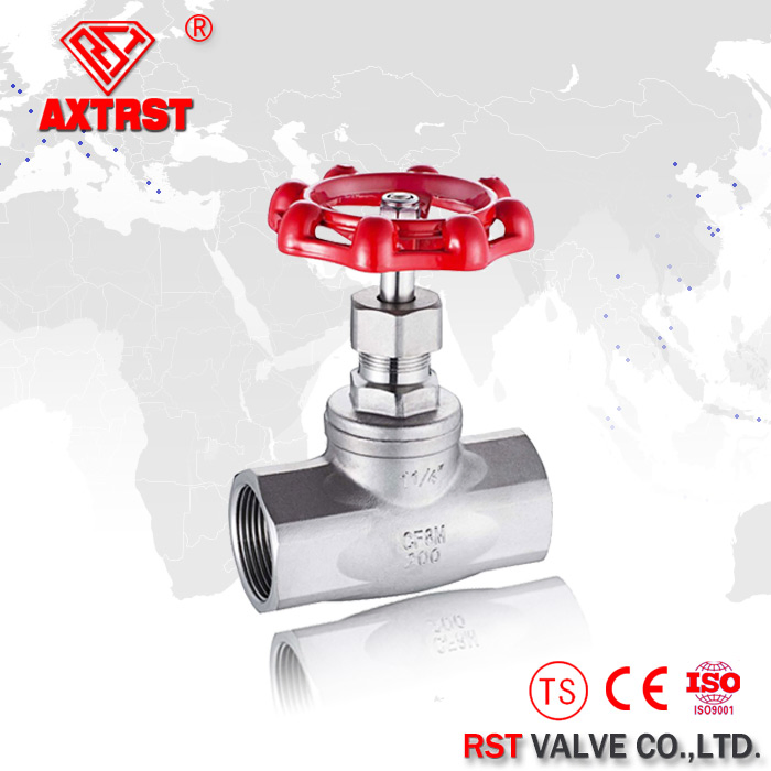 SS304 SS316 Thread Stainless Steel Globe Valve BSPT NPT Bsp