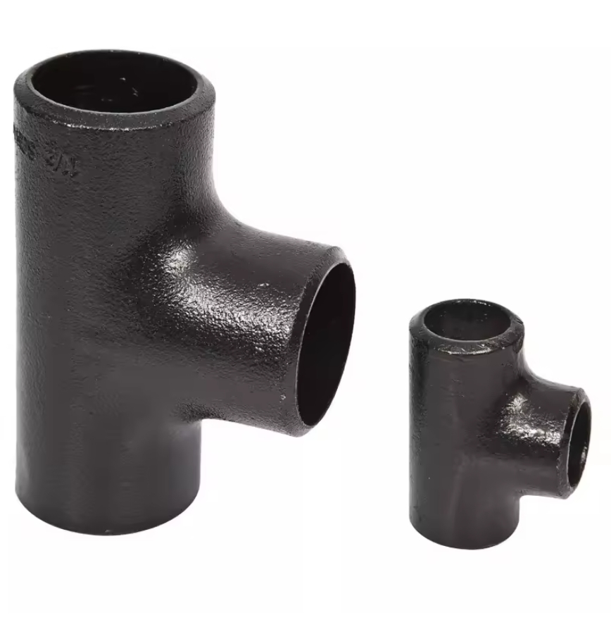 Carbon Steel Stainless Butt Weld Straight Reducing Tee Factory Direct Pipe Fittings
