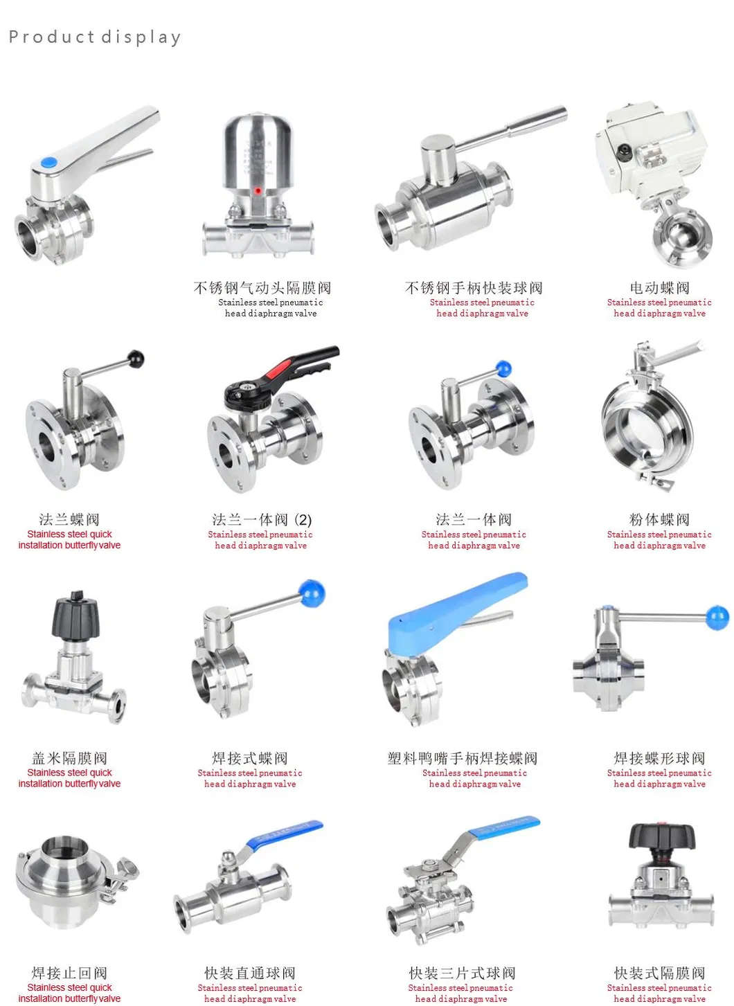 Valve Specifications