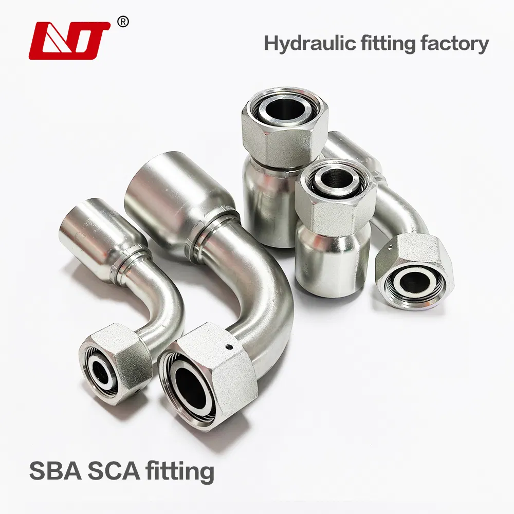 Carbon Steel Stainless Fitting Integrated Jic Pipe Adapter Tube End Joint Parker Hydraulic Hose Nipple Fittings