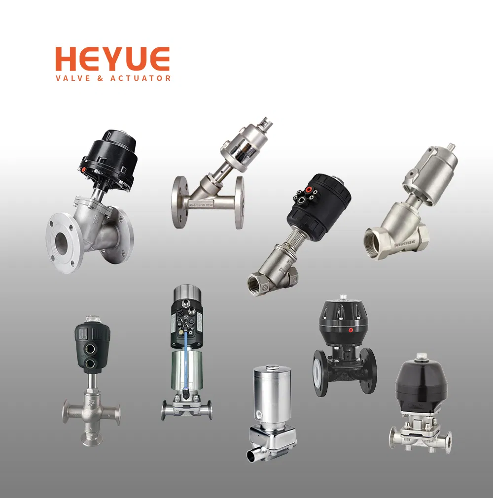 Stainless Steel CF8/CF8m Flange/Clamp/Thread/Weld End Industrial Ball/Butterfly/Gate/Check/ Globe /Diaphragm/Control Valve with Pneumatic/Electric Actuator