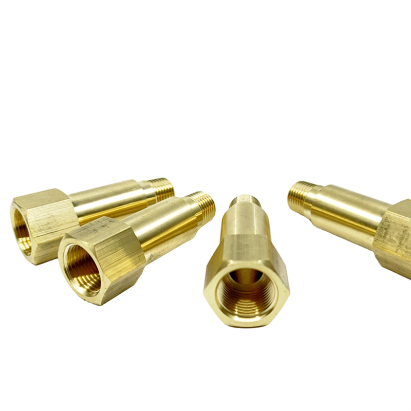 Custom Brass Pipe Fitting for Internal and External Thread Connections