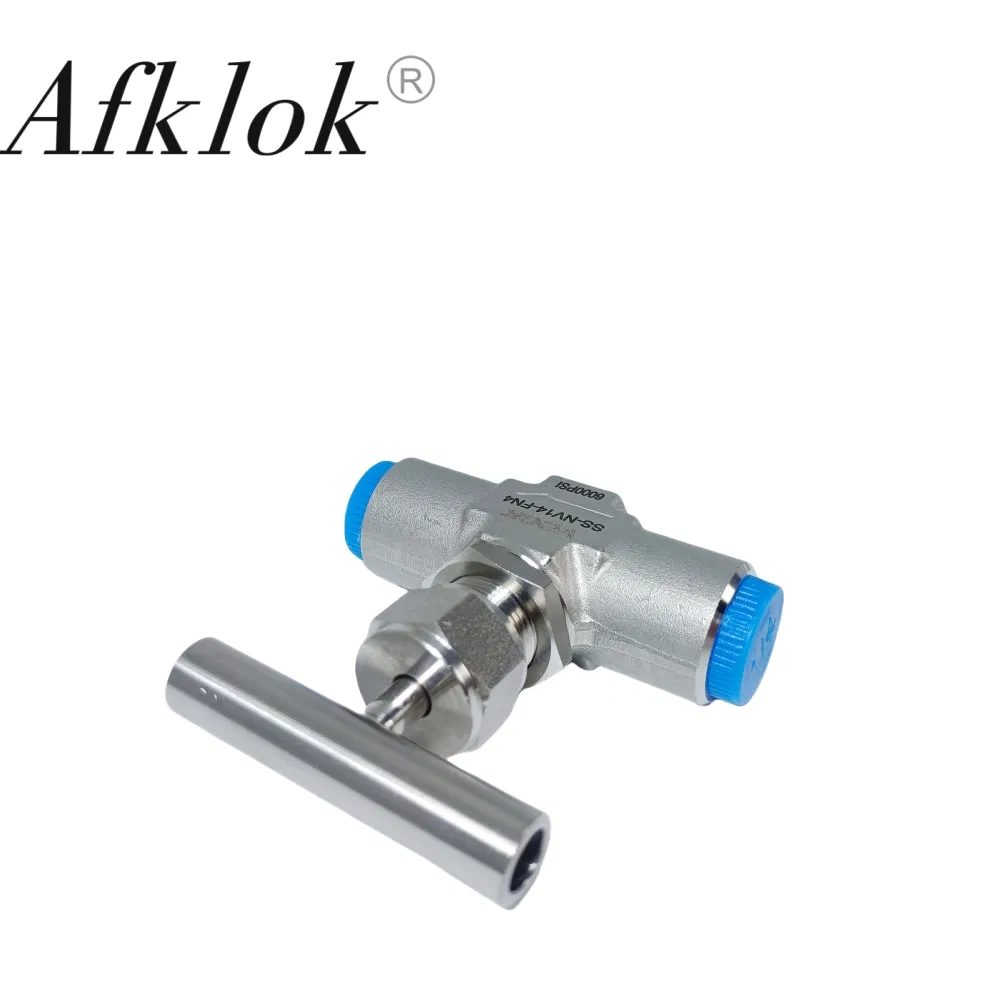 Working Pressure 6000psi 316L 1/4 to 1 Inch Female Thread High-Precision Flow Regulation Capability and High Pressure &amp; Corrosion Resista Needle Valve