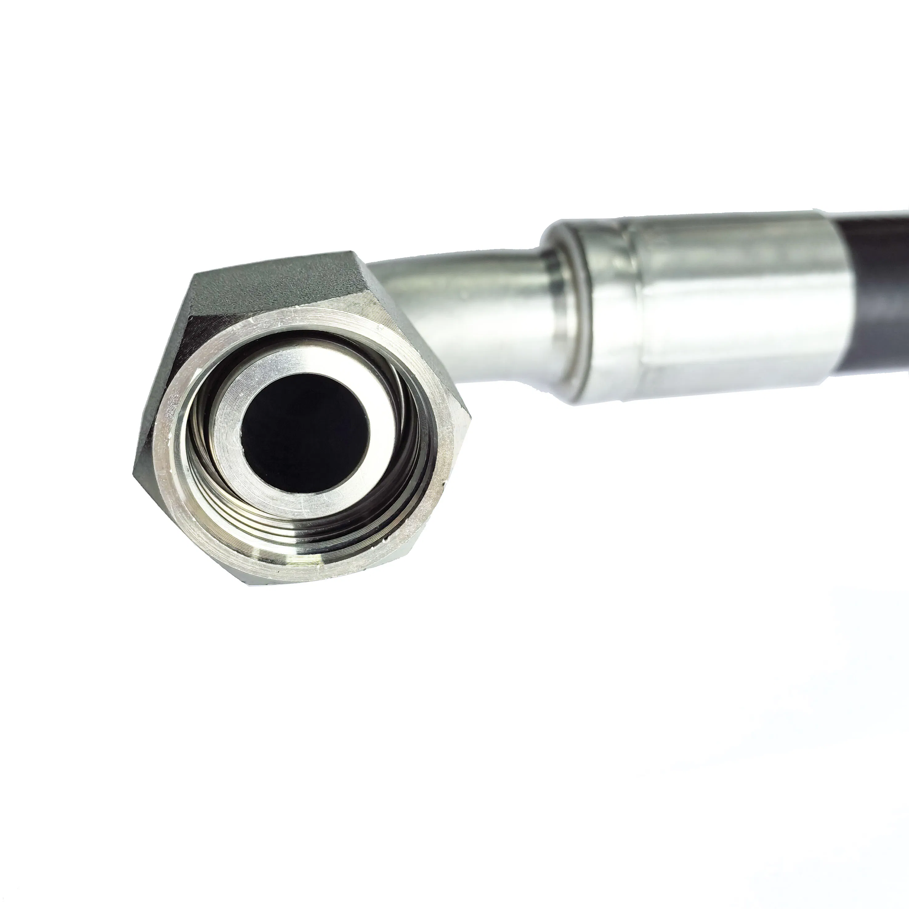 China Suppliers High Pressure Reusable Metric Male Female Stainless Steel Cone Jic Flange Adapter Grease Connector Pipe Nipple Hydraulic Hose Fittings