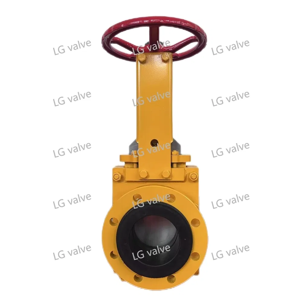 Bidirectional Tight Shutoff Sealed Slurry Knife Gate Valve for Abrasive Media