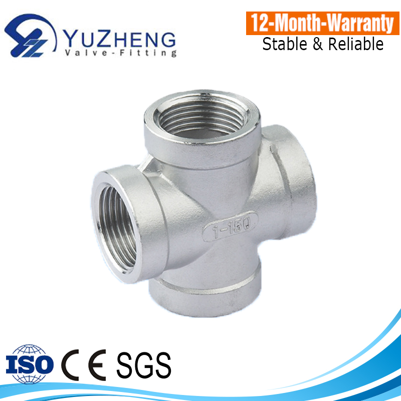 Stainless Steel CF8/CF8m/Wcb/Ci/Brass BSPT/BSPP/NPT/Welded High Pressure Stainless Steel Pipe Fitting for Chemical Industry