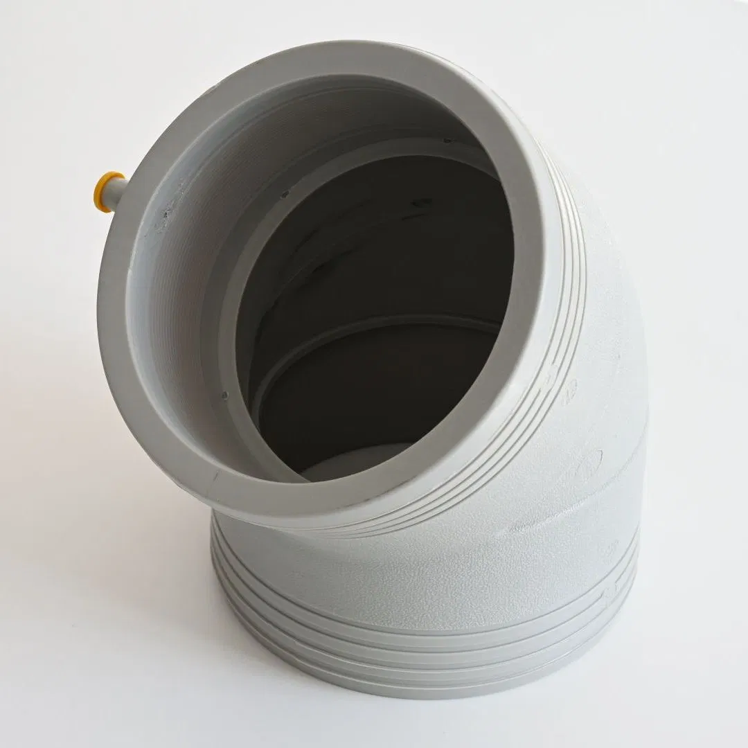 New Technology All Size Available High Pressure Resistance PE80 PE100 PE200 HDPE/PE Pipe Fitting for Acidic Environments with CE/ISO