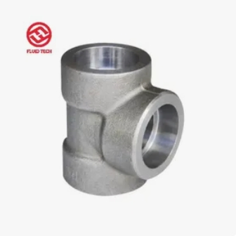 Tee for Medicine Industry Socket Weld Forged Stainless Steel Pipe Fittings