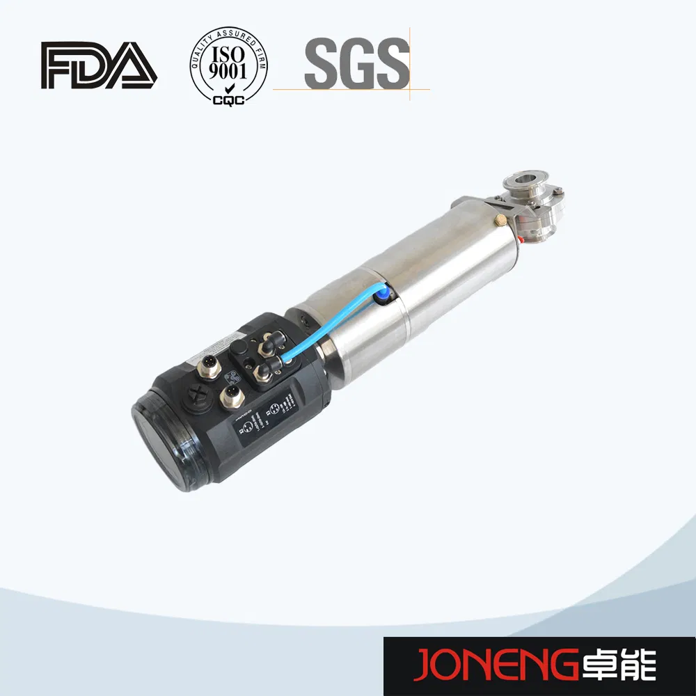 Hastelloy Hygienic Sanitary Pneumatic Manual DN50 Butterfly Valve Price Wenzhou