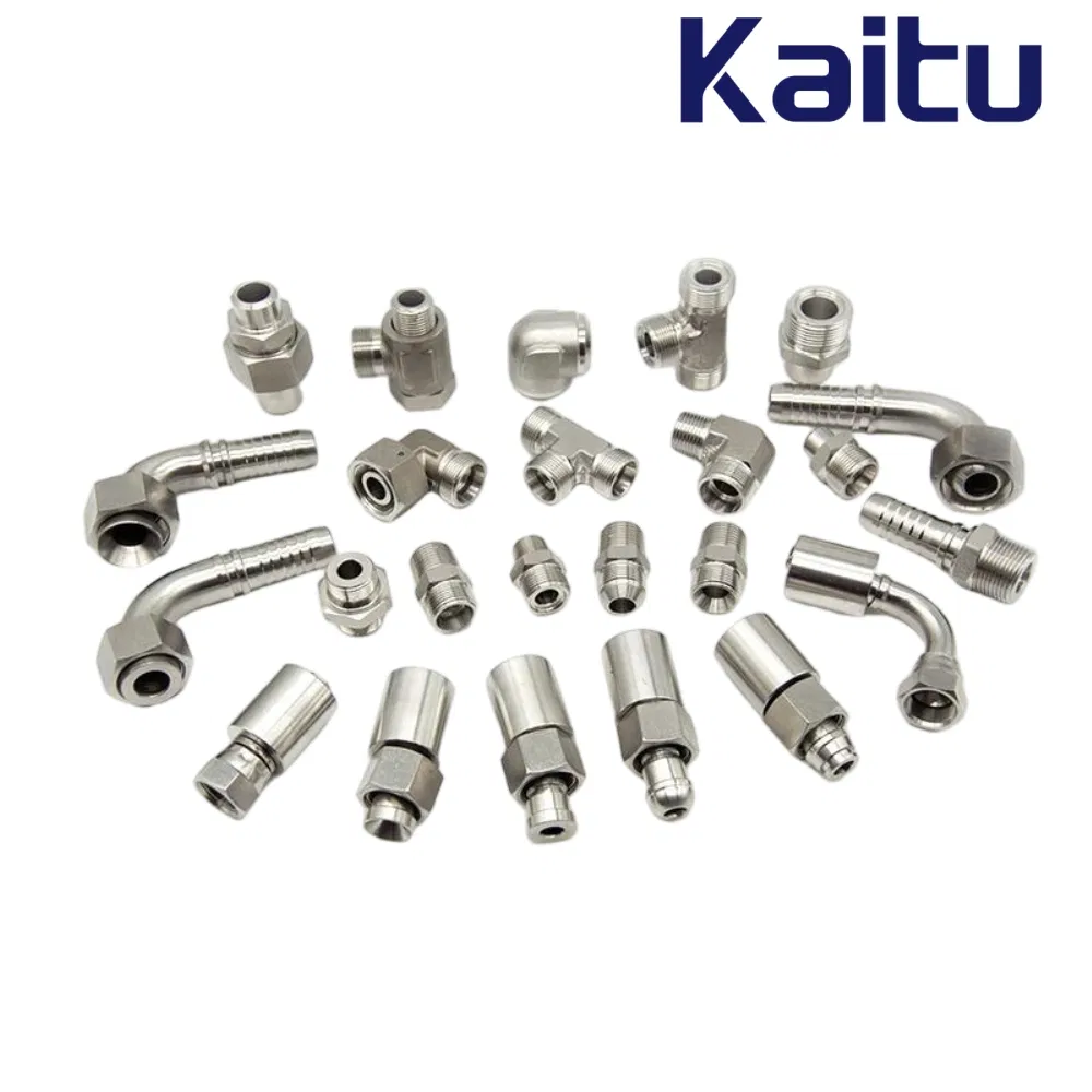 Stainless Steel Adapter Metric Hydraulic Rubber Hose Tube Assembly Fitting NPT Jic SAE Bsp Metric Orfs