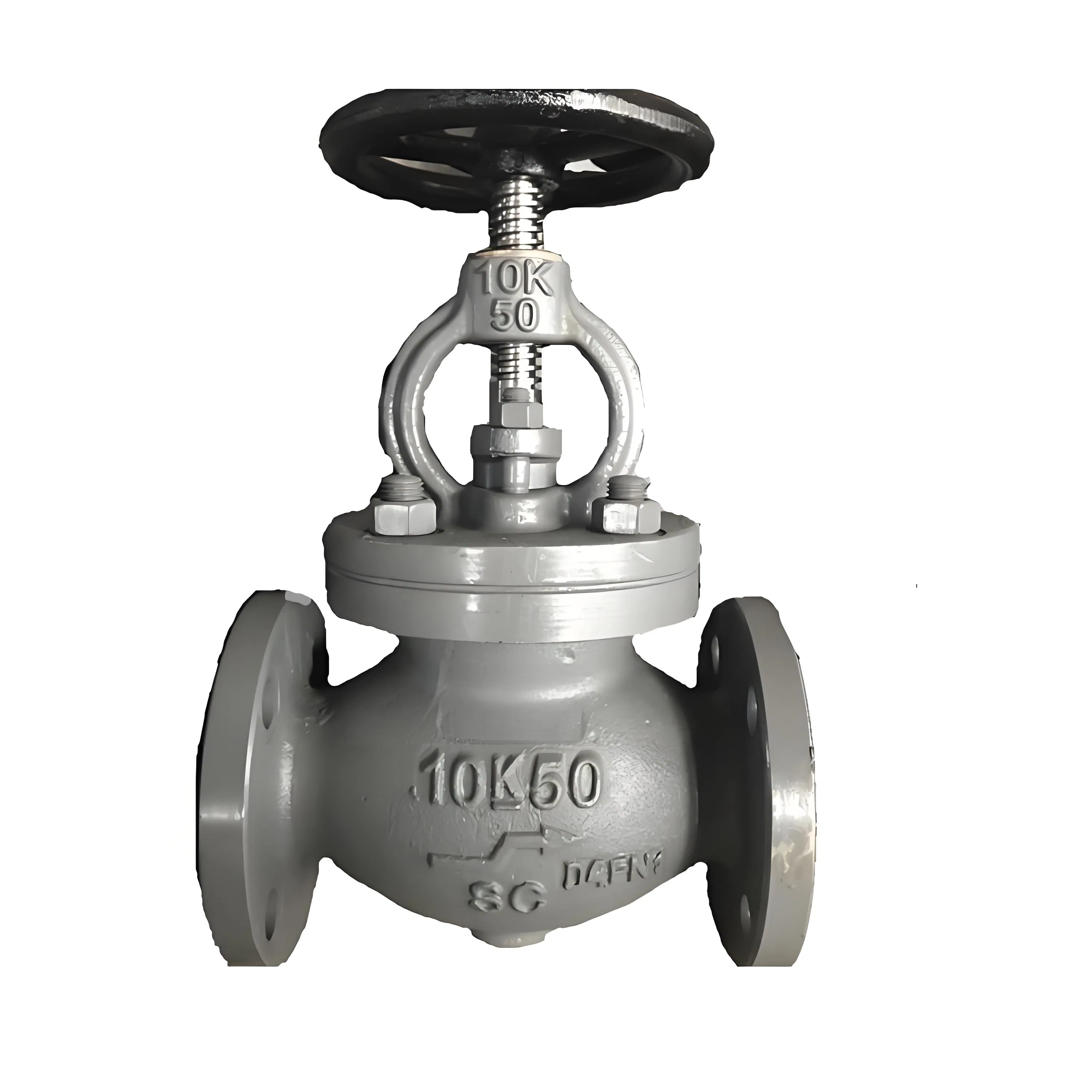 Factory JIS F7319 Cast Iron 10K-100A Screw-Down Check Globe Valves