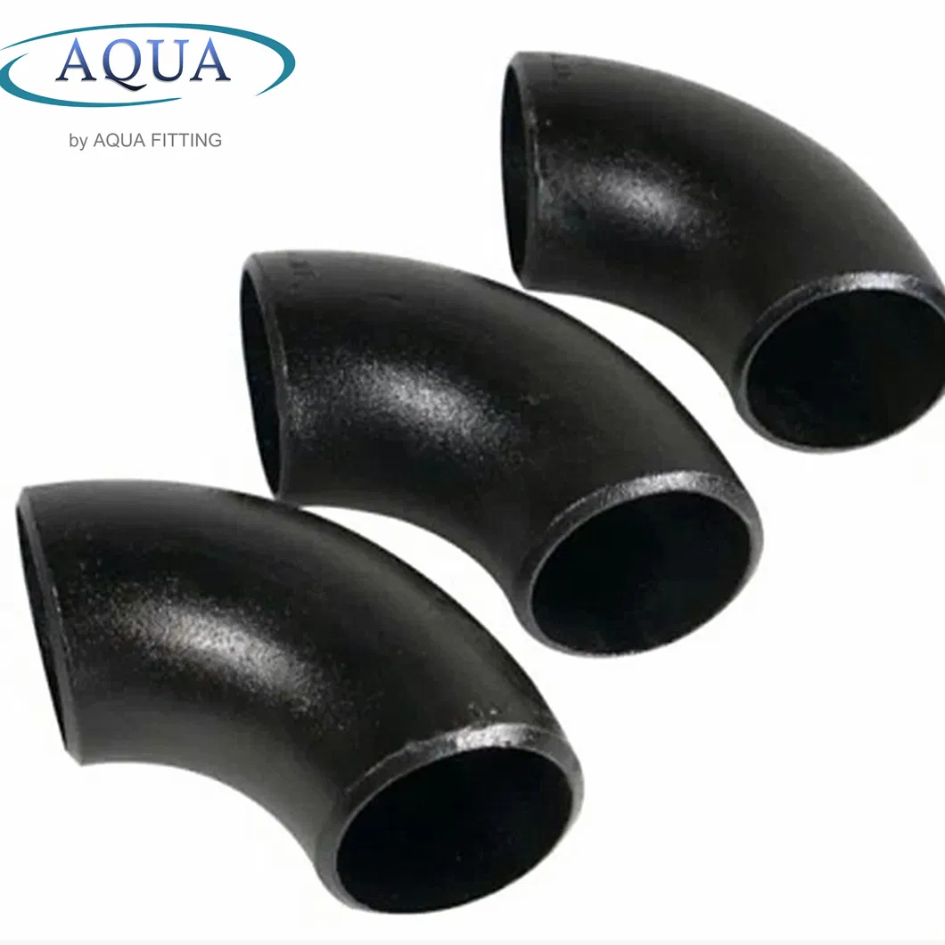 45 90 180 Degree Carbon Steel Butt Weld Elbow Pipe Fittings Sch20 40