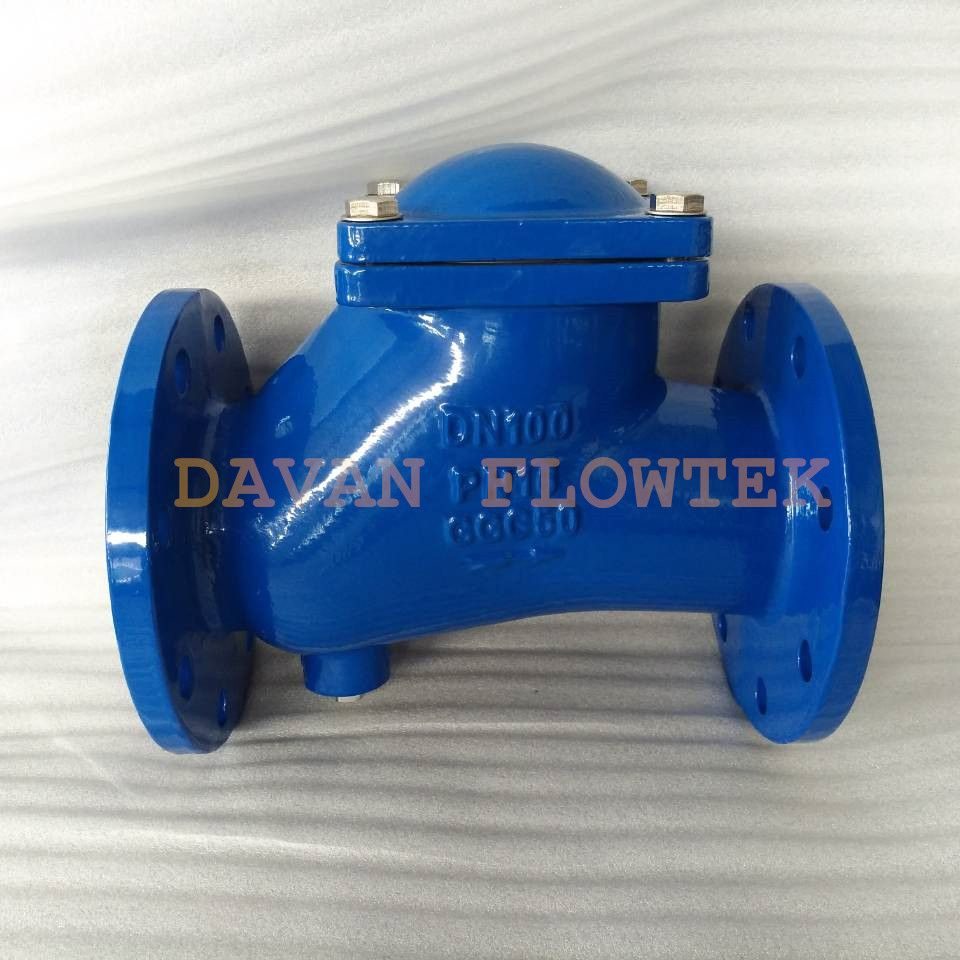 Cast Ductile Iron Flanged Dual Plate Check Valve (Flap Swing Ball Type)