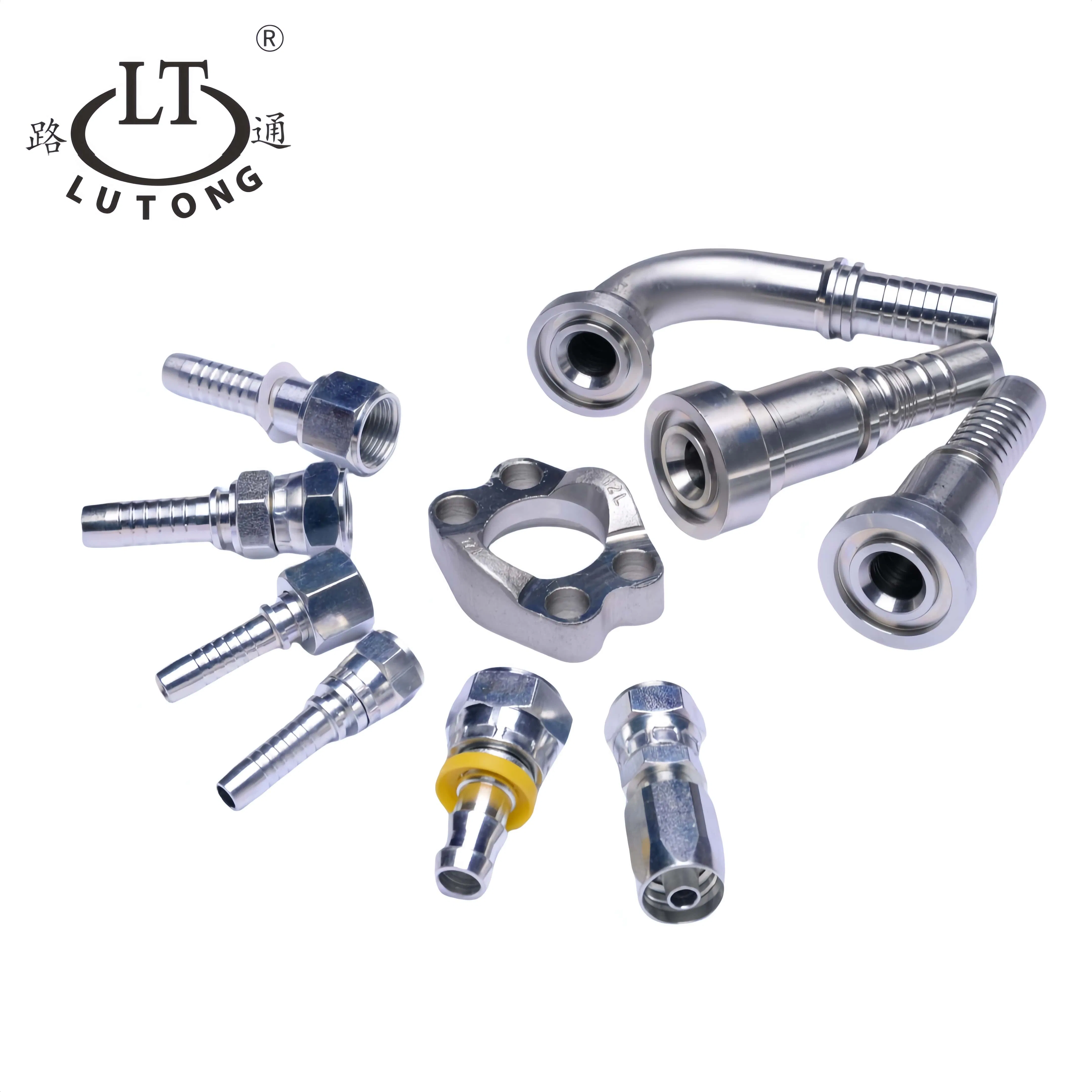 Manufacturer High Quality OEM Pipe Mixed Fluids Bsp Hydraulic Hose Fitting