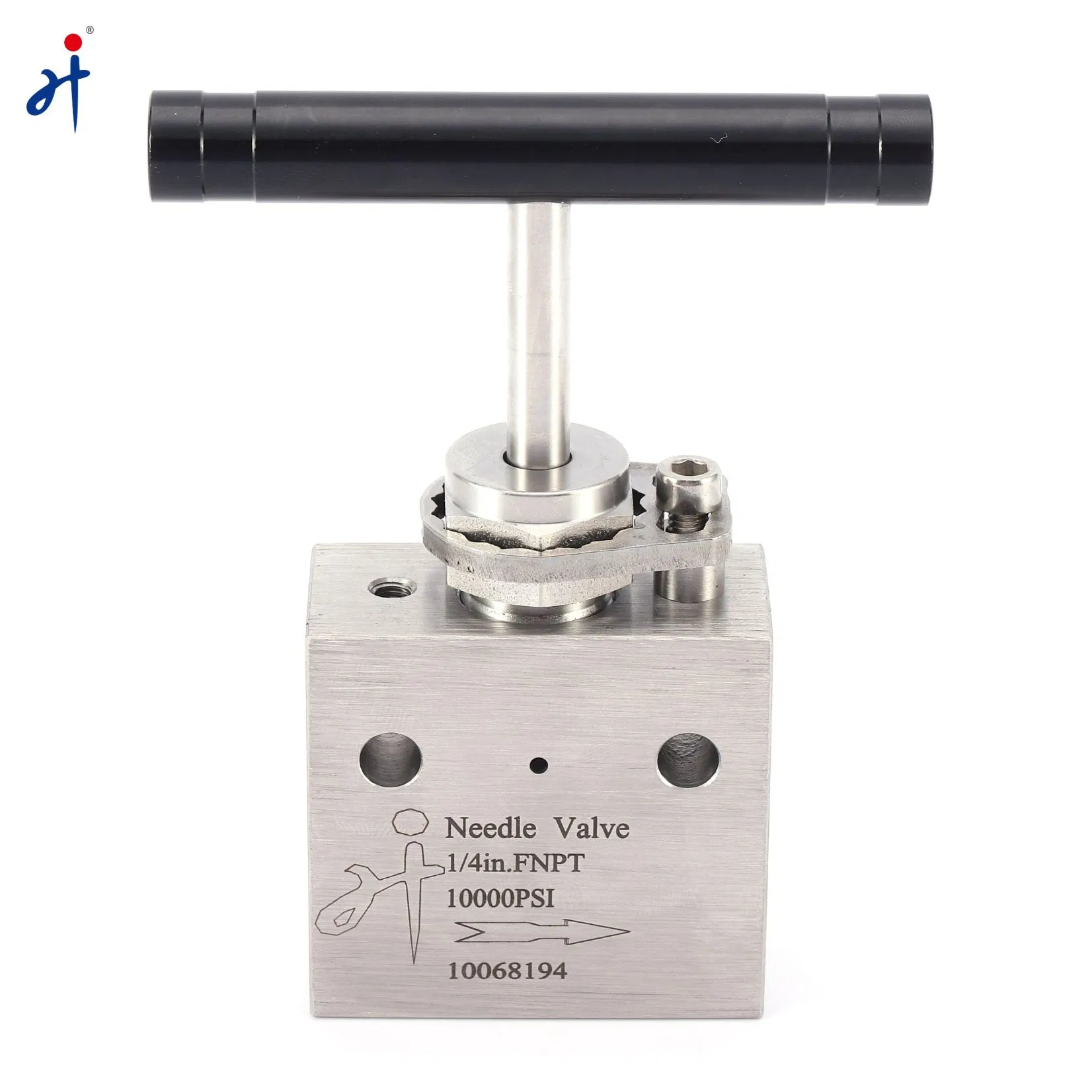 Hongji 10K Psi Manual Control Stainless Steel High Pressure Needle Valve for Hydro Testing Machine