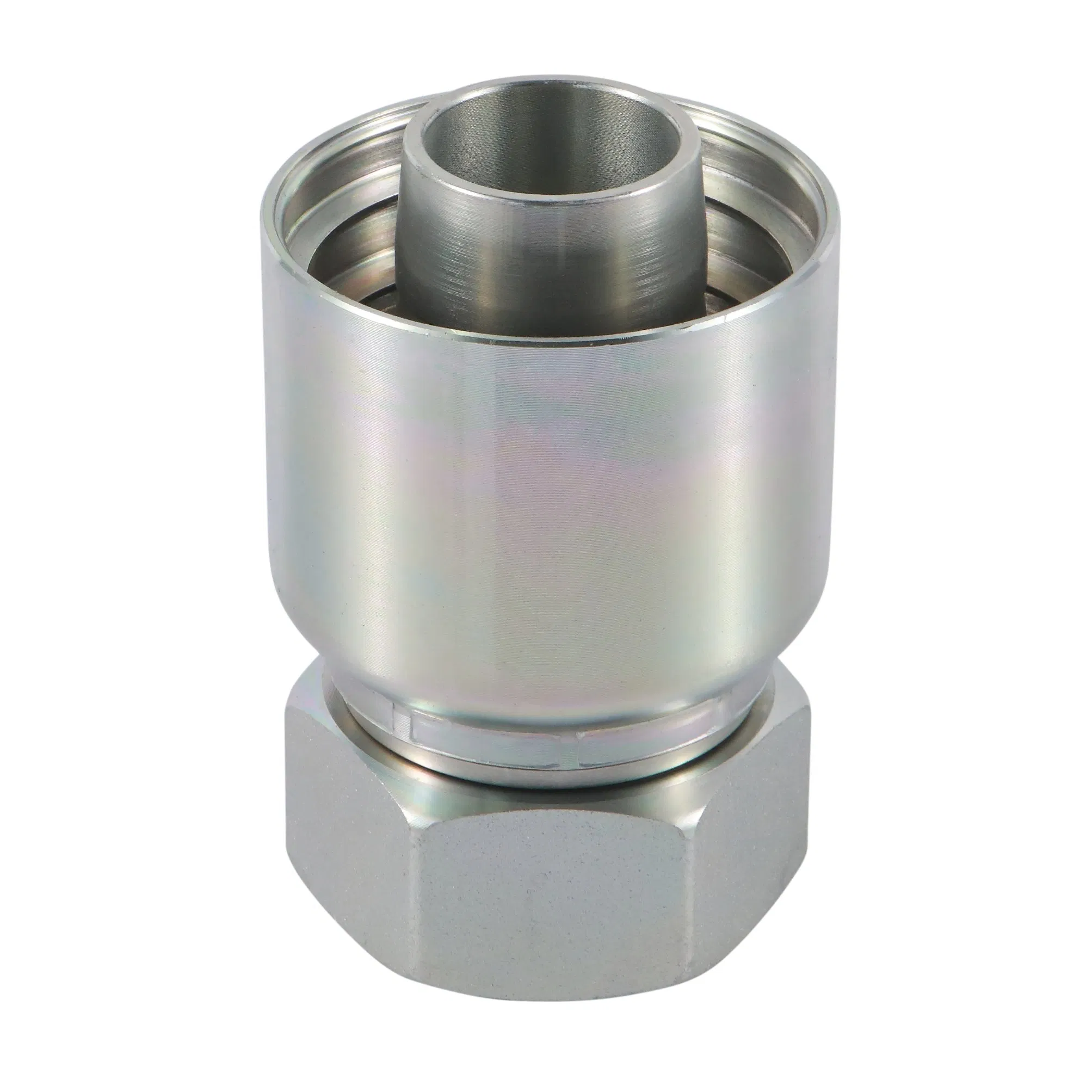 Carbon Stainless Steel High Pressure Pipe Jic Female Connectors Joint Coupling Adapter Hydraulic Hose Fittings