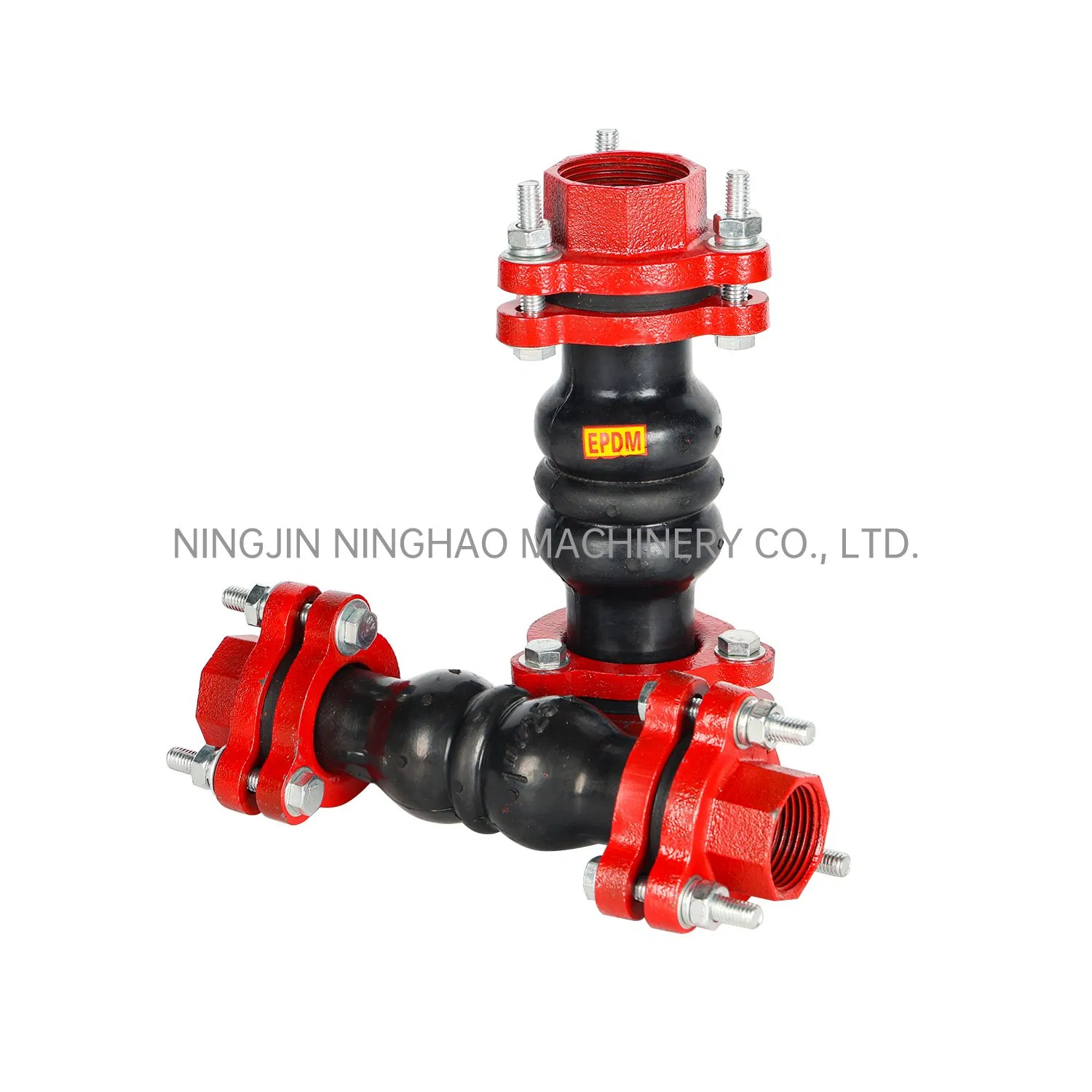 Heavy Industrial Used Union Thread Connection Rubber Bellows Pipe Compensation Connector