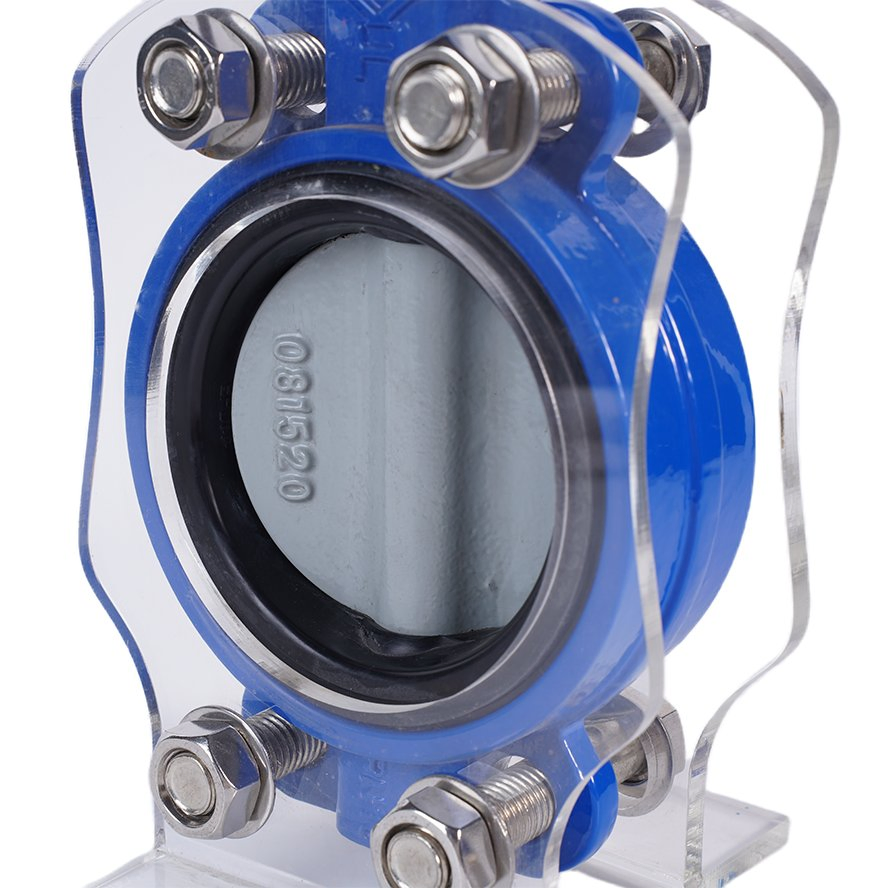 Long Life Wafer Type Butterfly Valve with 304 Stainless Steel Plate Corrosion Resistant Lug Style