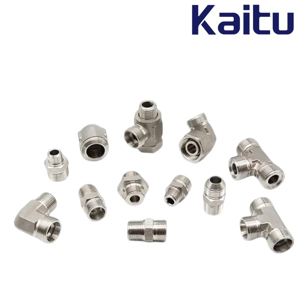 Stainless Steel Adapter Metric Hydraulic Rubber Hose Tube Assembly Fitting NPT Jic SAE Bsp Metric Orfs