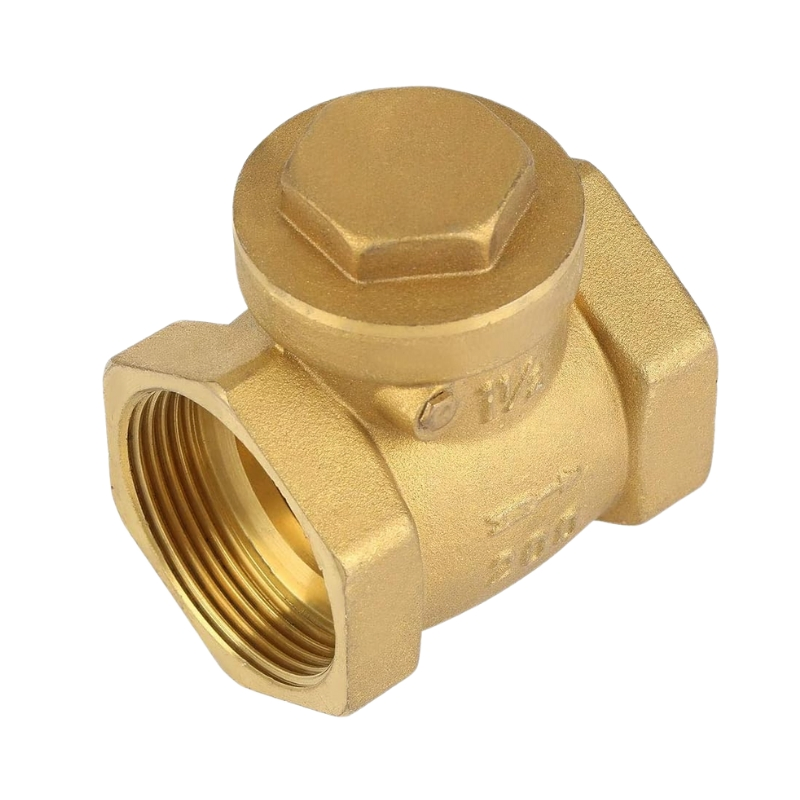 Industrial Bronze Check Valves Water Manual Shutoff Pn20 Pressure Rated Swing Type Valve OEM Supplier