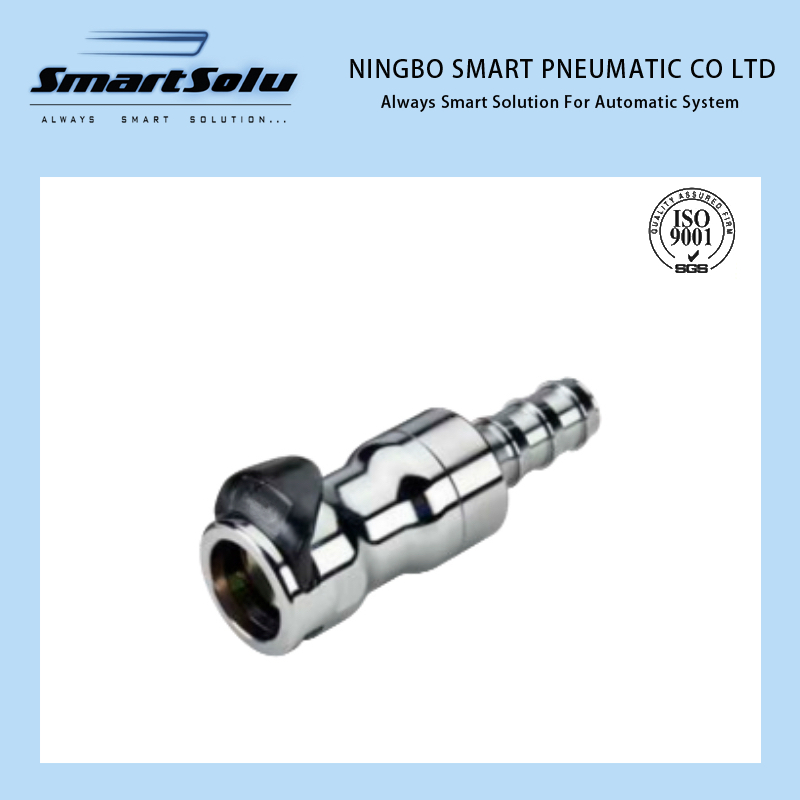 Lq8 Series Brass Quick Disconnect Straight Thread G/BSPP Cooling Push-to-Connect Coupling Body