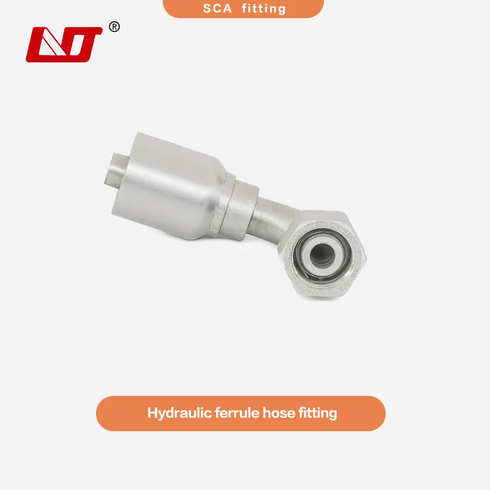 High Pressure Carbon Stainless Steel Pipe Coupling Connector Joint Adapter Jic Ferrules Hydraulic Hose Fittings