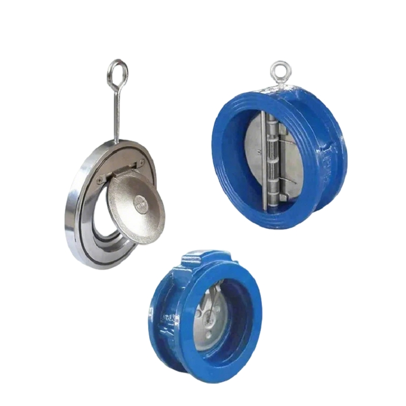 Ductile Cast Iron Brass Dual Plate Wafer Check Valve Non Return Check Valve