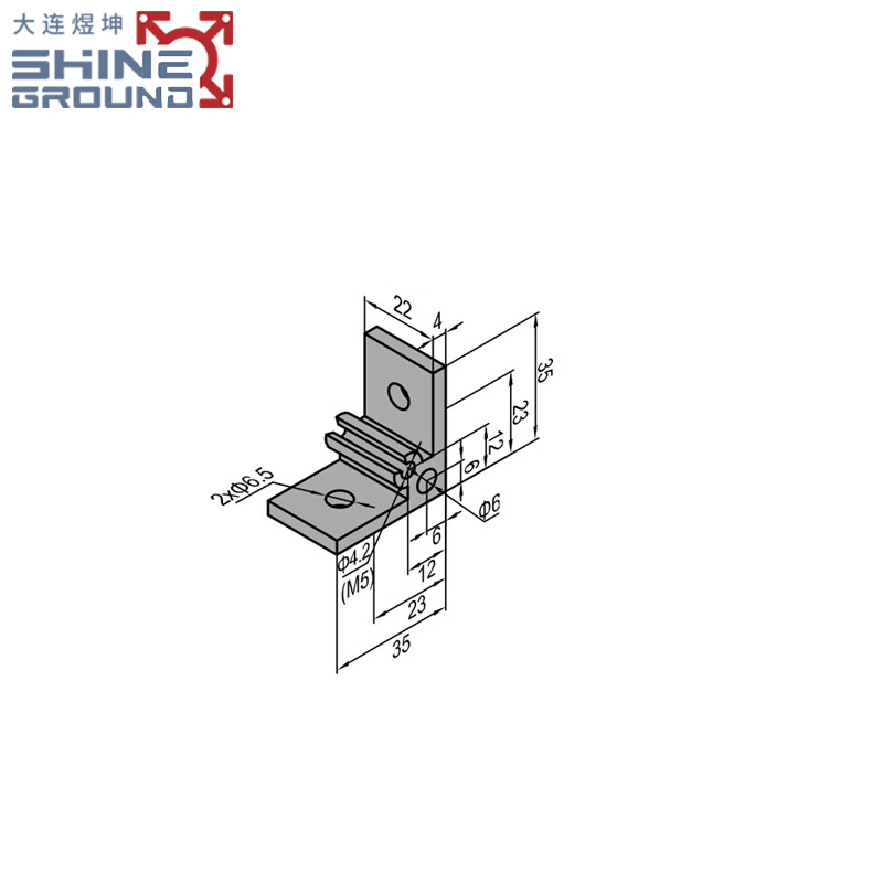 Industrial Heavy Duty T Slot 4040 Aluminum Profile Pipe Corner Connector