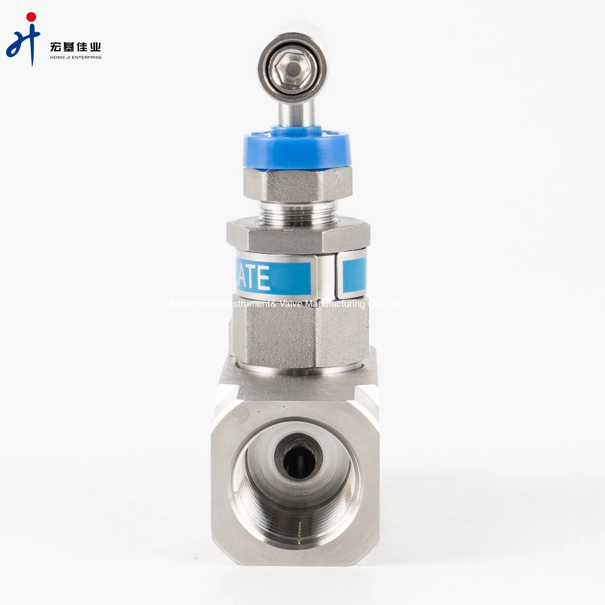 Stainless Steel Forged Needle Valve 1/2 NPT Female Thread 6000psi Instrument Needle Valve