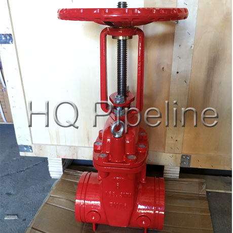 Fire Fighting Cast Iron Grooved End Gate Valves