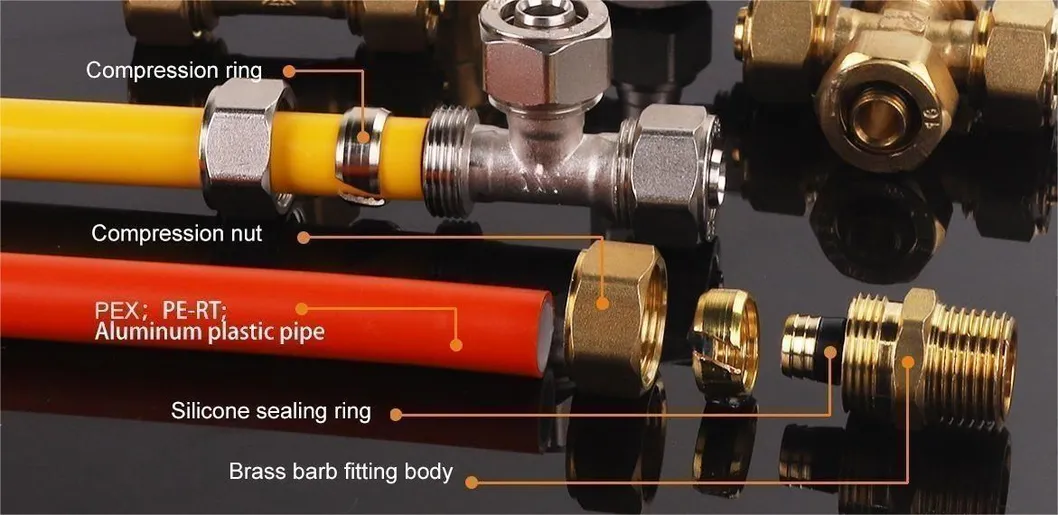 Brass Compression Fitting 3