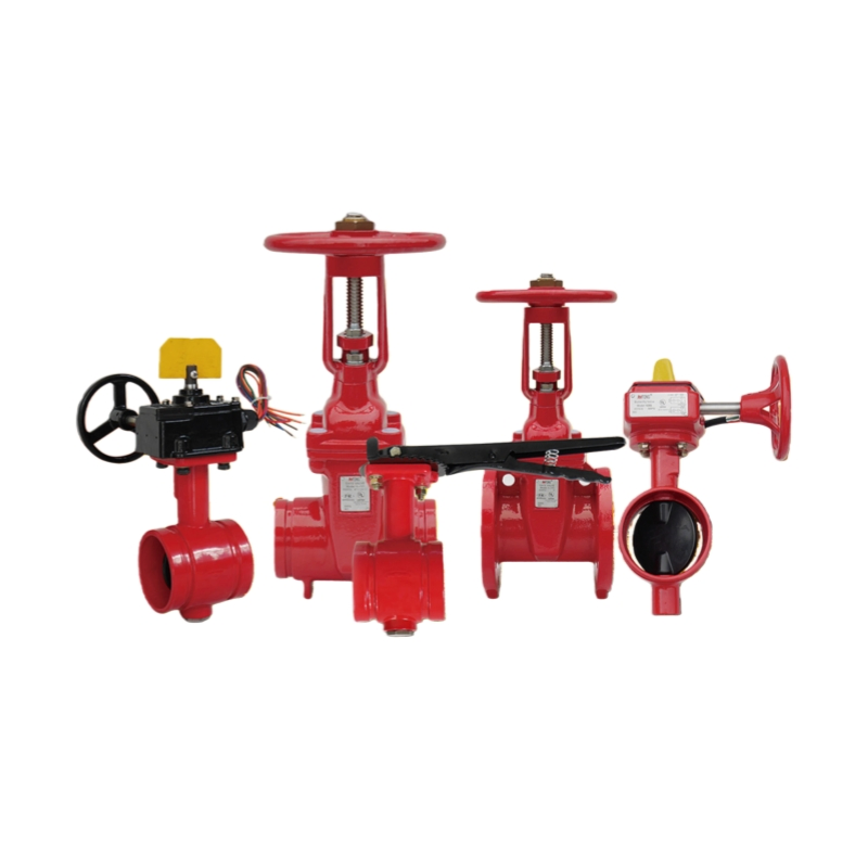 OS&Y / Nrs Rising Stem / Non-Rising Stem Ductile Iron Gate Valve, Flanged or Grooved End, FM/UL Approved Fire Protection Valve