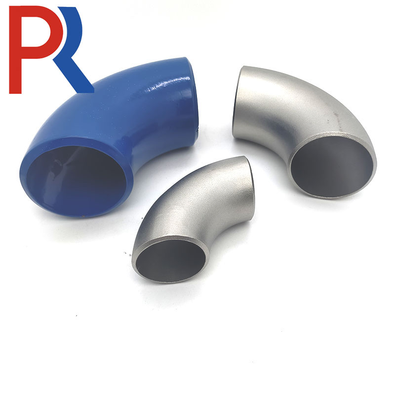 Factory Supply Sch 40 Steel Pipe Butt Weld Fitting Ss Long Radius 45 90 Degree Elbow